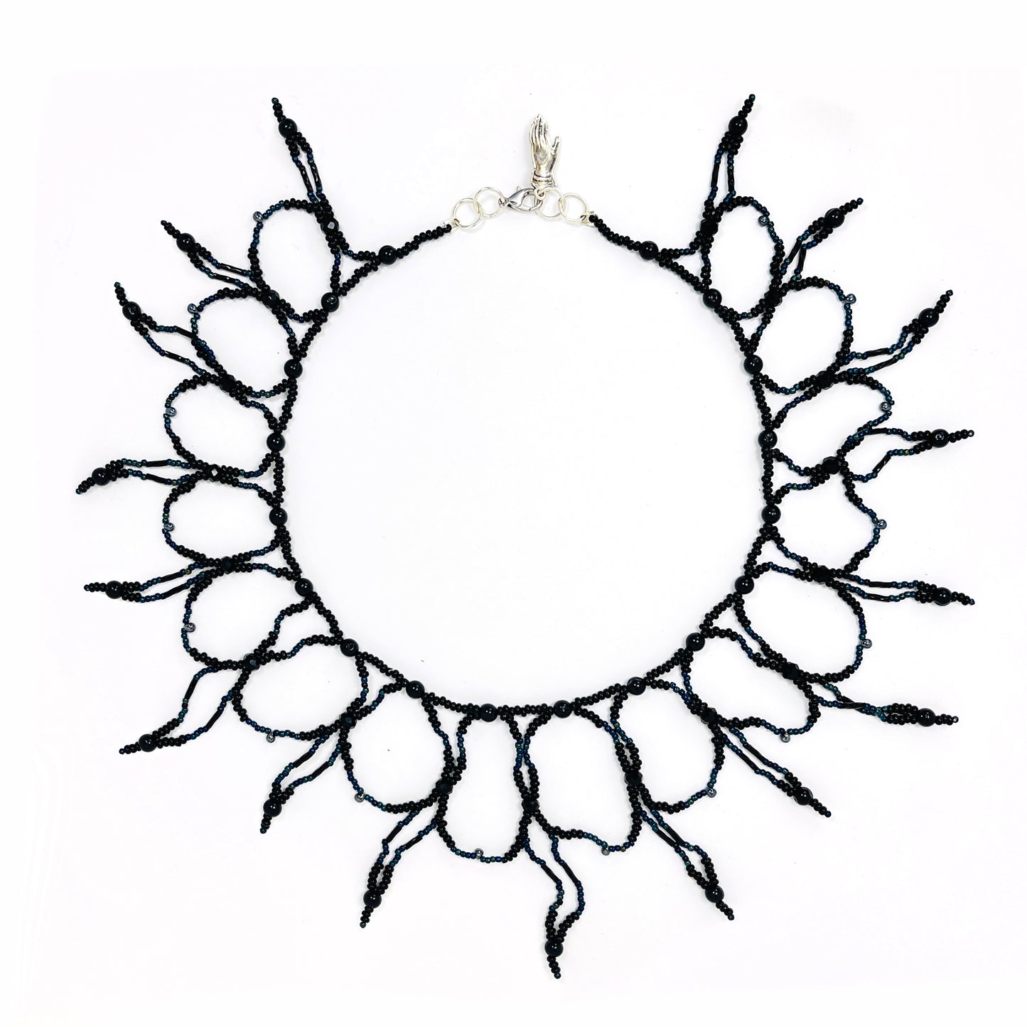 Silverteeth - Goth Dangle Choker