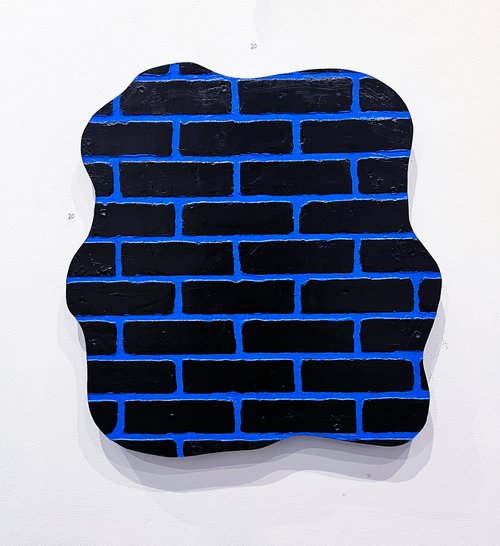 Joe Lacina - Black Brick on Blue Mortar